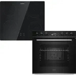 Klarstein ControlSync Backofen Mit Induktionskochfeld - 72L Einbaubackofen, 9
