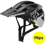 Cratoni Fahrradhelm AllSet Pro MIPS schwarz/wei&szlig; matt, Gr. S/M (54-58cm) -