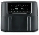 SEVERIN Hei&szlig;luftfritteuse Black Line Dual FR 2463 - Schwarz