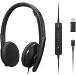 Lenovo 4XD1M45626, Kabelgebunden, 20 - 20000 Hz, 137 g, Kopfh&ouml;rer, Schwarz - Schwarz