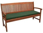 Beautissu Loft BK Auflage Bankkissen Sitzkissen, 100x48x5cm Dunkelgr&uuml;n -