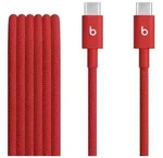Beats Gewebtes USB-C-zu-USB-C-Kabel 60 W &ndash; 1,5 Meter &ndash; Rapid Red - Rot