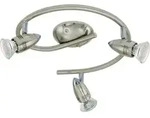 MAGNUM-LED Spot - L25,5 x H29,5 cm - nickel-matt, chrom - 3X2,8W inkl. - IP20