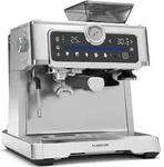Klarstein GrandPresso Touch Siebträgermaschine Mit Mahlwerk – 20-Bar, 1350 W, Klarstein GrandPresso Touch Siebträgermaschine Mit Mahlwerk – 20-Bar, 1350 W,