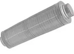 Zehnder Telefonieschalld&auml;mpfer f&uuml;r DN125, 1000 mm - Silber