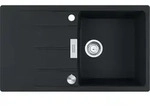 Franke Maris Centro Einbausp&uuml;le Fragranitsp&uuml;le CNG 611-86 Black Matt Drehknopf