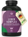 Leber-Komplex, 180 Kapseln, mit Mariendistel, Cholin & Artischocke, TRUE...