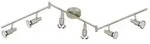 BRILONER Gelenkbogen 6flg. GU10 LED matt-nickel