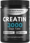 Creatin Monohydrat 3000 Giga Tabs von EXVital Sport Nutrition 300 Tabletten Kreatin