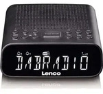 LENCO CR-606BK &ndash; Radiowecker mit DAB+/FM, Bluetooth&reg; und gro&szlig;em dimmbaren
