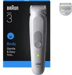 Braun Series 3 BG3500 K&ouml;rperrasierer, wasserdicht, 80 Min - Grau