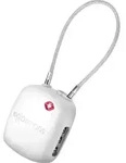 Boompods LOCK TSA Bag Tracker White - Wei&szlig;