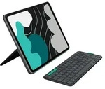 Logitech Flip Folio, QWERTY, Nordisch, 1,9 cm, 1 mm, Apple, iPad Pro 13-inch (M4),
