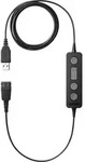 Jabra LINK 260 MS (USB-Adapter: QD auf USB) - Schwarz
