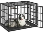 Feandrea hochbelastbar, Hundebox, f&uuml;r mittelgro&szlig;e und gro&szlig;e Hunde,...