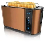 Arendo Toaster 4 Scheiben, Langschlitz, Edelstahl, 1500W, Touch-Bedienung,...