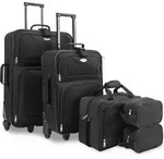 MONZANA&reg; Trolley Kofferset 4 teilig Reisetaschen Set leicht Kulturbeutel...