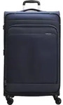 d&n Travel Line 9504 4 Rollen Trolley L 76 cm mit Dehnfalte - Blau