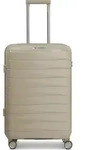 Franky London 4 Rollen Trolley M 65 cm mit Dehnfalte - Beige