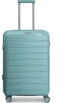 Franky London 4 Rollen Trolley M 65 cm mit Dehnfalte - Gr&uuml;n