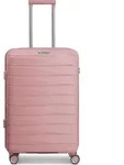 Franky London 4 Rollen Trolley M 65 cm mit Dehnfalte - Rosa