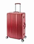 LONDON | Trolley L | 4 Rollen | Alu Rahmen | Polycarbonat Hartschale | 75 x 48...