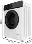 Cecotec A01_EU01_107153, Frontlader, 6 kg, B, 1000 RPM, A, Schwarz, Wei&szlig; -