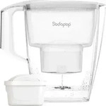 SODAPOP Wasserfilterkanne Selina, 1,5 Liter, wei&szlig; - Wei&szlig;