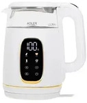Adler AD 1305 WG Wasserkocher 2200 W - 5 Temperatureinstellungen, 360&deg;-Sockel -