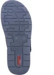 Rieker Herren Pantolette mit weicher Kreuzbandage Netzstoff in Mesh Optik 21239,