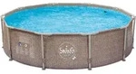 Mountfield RUNDER POOL MIT METALLRAHMEN &ndash; 3,66 x 0,91 m Korbdesign...