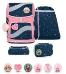 Belmil Smarty ergonomisches Schulranzen Set 5-teilig "In Love With Hearts" mit