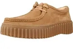 CLARKS Schn&uuml;rschuhe Torhill Bee mit gro&szlig;er gerippter Au&szlig;ensohle 5246 Light Tan