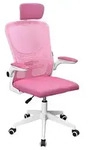 Mars Gaming MGC-ERGOPLUS, Gepolsterter Sitz, Vernetzte R&uuml;ckenlehne, Pink, Pink,