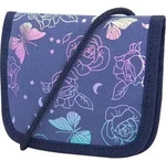 McNeill Brustbeutel Geldb&ouml;rse Neck Pouch Roses blau - Blau