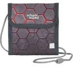 School-Mood Brustbeutel Geldb&ouml;rse Neck Pouch Mika dunkelgrau - Dunkelgrau