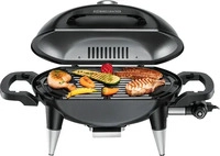 Rommelsbacher BBQ 4000, 2200 W, Grill, Elektro, 300 &deg;C, Tisch, Rost - Schwarz