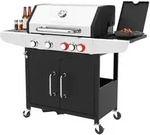 ProfiCook Gasgrill bis zu 450&deg;C | Grillroste aus Gusseisen | inkl. Gasdruckminderer