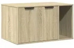 vidaXL Katzenklo Sonoma Eiche 80x50x45 cm Holzwerkstoff - Braun