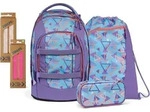 Satch Schulrucksack PACK 80s Dance 3-teilig, ergonomisch - Lila