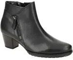 Gabor 76.603 Damen Stiefeletten - elegante Stiefelette schwarz Elegant NEU - Schwarz