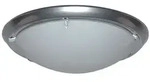 Deckenleuchte 1-flammig &Oslash; 29 cm Livorno wei&szlig;/titanium - Silber