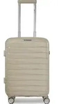 Franky London 4 Rollen Kabinentrolley S 55 cm mit Dehnfalte - Beige