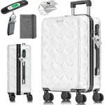 KESSER&reg; Reisekoffer | Koffer ABS Hartschalenkoffer mit Zahlenschloss, Kofferwaage &