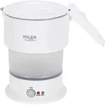 Adler AD 1377 Reise-Wasserkocher 0,6 L - 600 W, faltbar - Wei&szlig; - Wei&szlig;