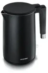 Arendo Wasserkocher Edelstahl CORE, 1,5L, 2000W, Doppelwand, BPA-frei, Cool-Touch,