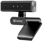 Sandberg 134-44, 5 MP, 2592 x 1944 Pixel, 2K Ultra HD, 30 fps, 85&deg;, USB-C - Schwarz