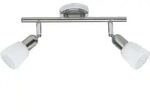 BRILLIANT Spotrohr Sofia | Deckenstrahler | Metall/Glas | chrom/wei&szlig; | K&ouml;pfe