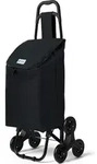 VOUNOT&reg; Einkaufstrolley Treppensteiger, Hackenporsche Einkaufswagen mit 3 R&auml;der,