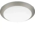 EGLO Deckenlampe Mars 1, 1 flammige Wandleuchte, Deckenleuchte aus Stahl, Glas...